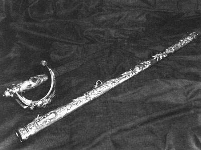 Sword presented to Captain Semmes by British officers